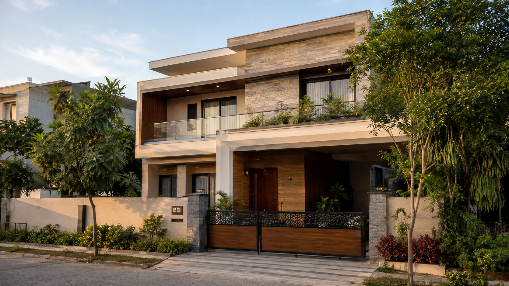 Realistic premium Indian property
